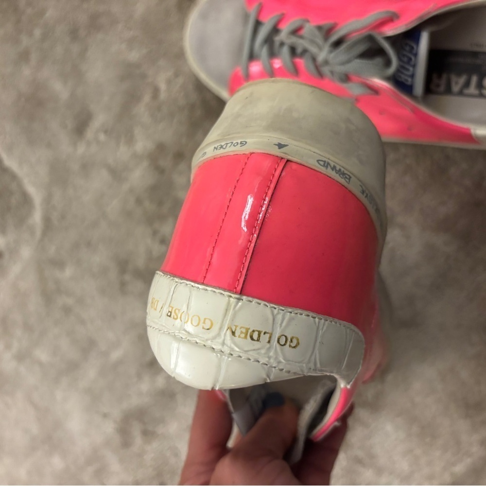 Golden Goose Pink and Gray Sneakers Size 41 - Picture 12 of 12